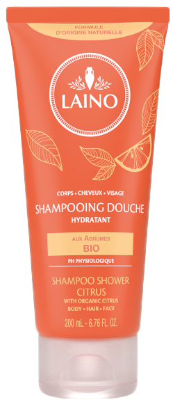 Laino shampooing douche agrumes bio 200 ml