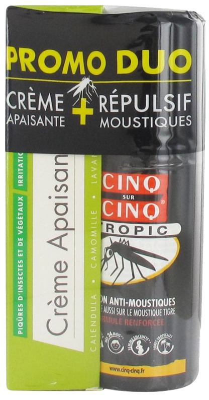 Duo Crème Apaisante 3en1 40 g + Tropic Lotion Anti-Moustiques -
